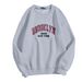 Women's Clothing 2024 autumn new round neck long sleeve letter women's casual outer wear plus velvet large size sweater tops women _maomaolike.com