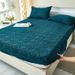 2024 New Taffeta Velvet Single Piece Milk Coral Cover Mattress Protector Winter Fleece Bed Sheet_maomaolike.com