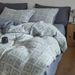 Wholesale INS Japanese Simple Plaid Soft Cotton Three-Layer Gauze Four-Piece All-Cotton Retro Nordic Style 4-Piece Set_maomaolike.com