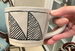 American Style Hand-Pour Coffee High-Value Ceramic Mug Beautiful Household Large Diameter Hand-Pinch Textured Water Cup_maomaolike.com