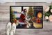 Bull Terrier And Santa Claus Doormat Front Door Mat Indoor Outdoor Rugs For Entryway, Non Slip Washable Low Pile, 24H X 36W_maomaolike.com