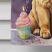 Tibetan Mastiff Happy Birthday House Flag Large Porch Sleeve Pole Decorative Outside Yard Banner Artwork Wall Hanging, Polyester, House Size, Multicolor_maomaolike.com