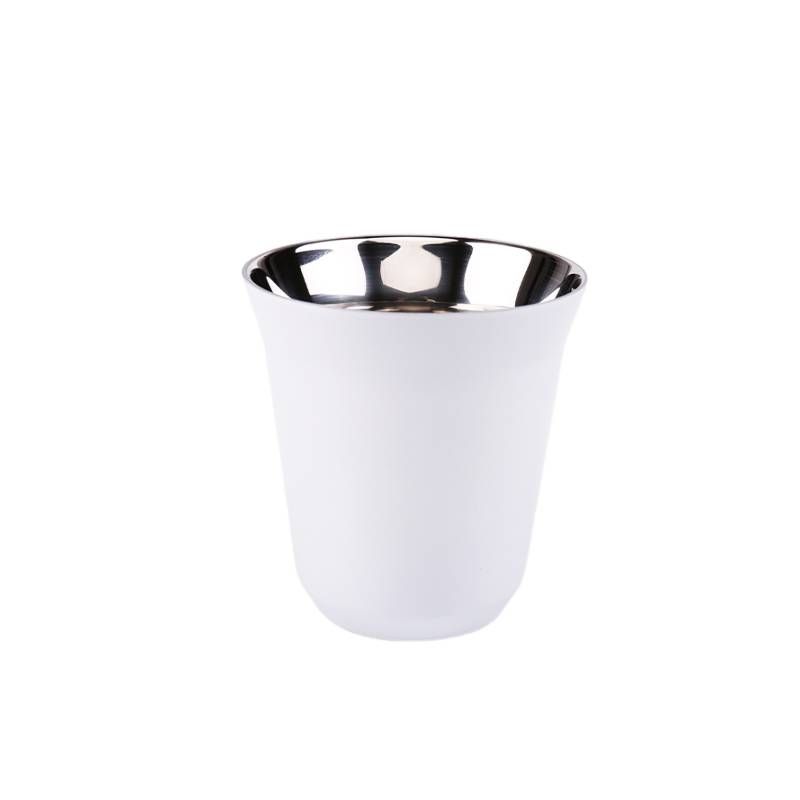 Coffee Mug 1pcs 304 Stainless Steel Double Layer Inner Lining Drop-proof And Scald-proof_maomaolike.com