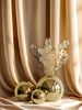 A Light Golden Spherical Suitable For Living Room, Study, Office Desk, Foyer Decoration, Fresh Flowers In Vase_maomaolike.com
