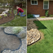 Garden Grass And Stone Green Isolation Belt, Including 15 Long Nails, Lawn, Landscape, Flower Bed, Isolation Strip And Decorative Boundary_maomaolike.com