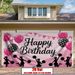 Cheerleading Happy Birthday Party Banner - 2D Flat Polyester Backdrop, Wall Hanging Photo Props, Party Decor_maomaolike.com