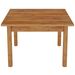 Square Dining Table Kitchen Table With Solid Wood Legs For 4_maomaolike.com