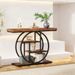 41.3" Console Table Sofa Table Entryway Console Table Narrow Wood Accent Tables_maomaolike.com