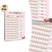 100lb Weight Loss Tracker Painting Poster, Soft Pastel-toned Weight Loss Tracking Chart Poster, Practical Tool To Monitor Weight Loss Progress And_maomaolike.com