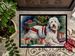 Old English Sheepdog Cozy Christmas Doormat Front Door Mat Indoor Outdoor Rugs For Entryway, Non Slip Washable Low Pile, 24H X 36W_maomaolike.com