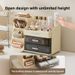 Cosmetic Desktop Storage Box Household Dressing Table Large Capacity Pen Holder Makeup Brush Lipstick Eyeshadow Powder Puff Storage Rack Home Decor_maomaolike.com