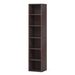 Corner Bookcase, Modern 6-Tier Narrow Cube Display Shelves_maomaolike.com