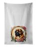 Leonberger And Flowers Kitchen Towel Set Of 2 White Dish Towels Decorative Bathroom Hand Towel For Hand, Face, Hair, Yoga, Tea, Dishcloth, 19 X 28", White_maomaolike.com