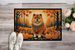 Chow Chow Fall Doormat Front Door Mat Indoor Outdoor Rugs For Entryway, Non Slip Washable Low Pile, 24H X 36W_maomaolike.com