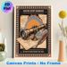 Vintage Nautical Adventure Painting Poster, Warm-toned Retro Illustrated Poster, Inspirational Motivational Design With Telescope & Old Maps, Ideal_maomaolike.com