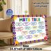 Math Talk Themed Painting Poster, Vibrant Pixel-style Math Dialogue Prompt Poster, Facilitates Structured Math Conversations, Suitable For Classroom_maomaolike.com