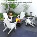 Outsunny Wooden Adirondack Chair, Outdoor Patio Lawn Chair With Cup Holder, Weather Resistant Lawn Furniture, Classic Lounge For Deck, Garden, Backyard, Fire Pit, White_maomaolike.com