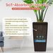 30 In Tall Large Flower Pots Planter With Self-Watering Drainage Holes&Inner Trays Indoor Outdoor Plant Pot With Drain Holes, Water Level Monitor, Inner Bucket For Garden, Patio, Porch, Backyard,Brown_maomaolike.com