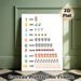 German Number & Animal Learning Painting Poster, Soft Watercolor Cute Animal & Number Poster, Assists With German Number Learning, Ideal For Study_maomaolike.com