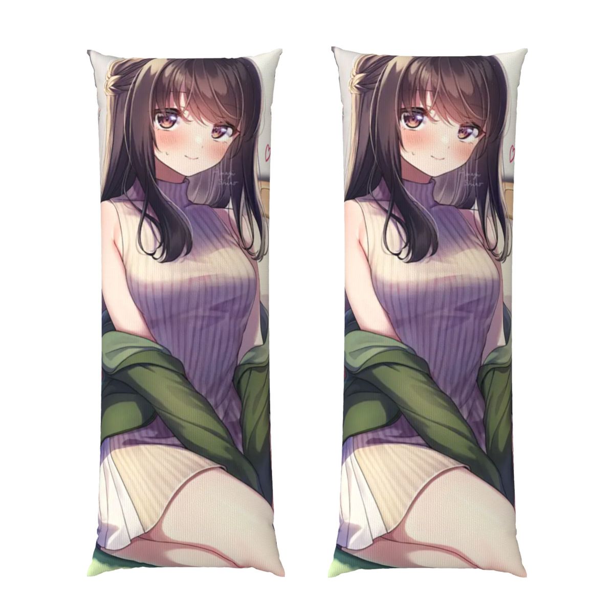 Equal Body Pillowcase, Removable Velvet Equal Body Pillowcase, (excluding Pillow Core)_maomaolike.com