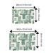 Bathroom Mat Toilet Mat Shower Mat Entrance Rug Absorbent Non-Slip Mat Soft Quick-Dry Machine Washable_maomaolike.com