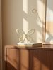 1pc Small Fresh Style Butterfly Shape Design Ceramic Candle Holder Can Be Used As An Ornament To Display The Candle Holder_maomaolike.com