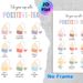Positivi-Tea Positive Affirmation Painting Poster, Pastel Whimsical Tea Bag Graphic Poster, Features Uplifting Self-affirming Messages, Suitable For_maomaolike.com