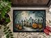 Graveyard Spooky Halloween Doormat Front Door Mat Indoor Outdoor Rugs For Entryway, Non Slip Washable Low Pile, 24H X 36W_maomaolike.com