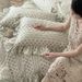 Wholesale INS French Princess Style Soft Naked Sleep Double Layer Gauze Full 4-Piece Ruffled Pure Cotton Floral Four-Piece Set_maomaolike.com