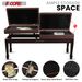 5 Core Duet Piano Bench W Storage For Two Wooden Adjustable Keyboard Stool - Adults & Kids - PNB DT BR_maomaolike.com