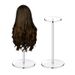 Hot Sale Acrylic Hat Stand Wig Organizer Storage Rack Baseball Fisherman Hats Shelf Showcase Round Clear Jewelry Watch Display_maomaolike.com