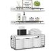 Wall Mounted Wooden Bathroom Metal Shelf Shampoo Bottle Shower Corner Rack Toilet Storage Holder Kitchen Accessories_maomaolike.com