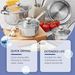 Jue-Fish Stainless Steel Polish, Cleaning And Stain Removal Polishing Bright Gentle Maintenance Care Cleaner_maomaolike.com