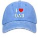 Unisex Washed cotton Embroidery DAD Alphabet baseball hat Father's Day gift hat Hip Hop hat_maomaolike.com