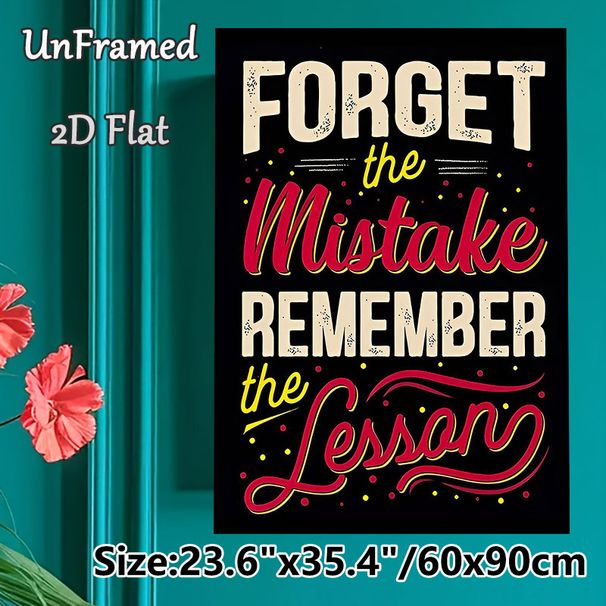 Inspirational Quote Painting Poster, Bold Vintage Distressed Typography Poster, Uplifting Motivational Decor Ideal For Home Office, Living Room_maomaolike.com