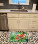Arkansas Blossom In Watercolor Memory Foam Kitchen Mat Machine Washable Anti-Fatigue Mat Cushion Comfort Bath Mat Or Kitchen Rug_maomaolike.com