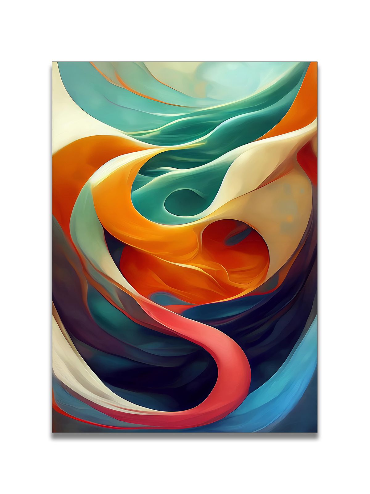 European And American Contemporary Style, Abstract Line Art, Decorative Print Artwork, Living Room Sofa Backdrop Artwork, Art Exhibition Pieces_maomaolike.com