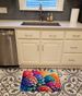 Hydrangeas In Color Memory Foam Kitchen Mat Machine Washable Anti-Fatigue Mat Cushion Comfort Bath Mat Or Kitchen Rug_maomaolike.com