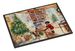 Havanese Christmas Cookies Doormat Front Door Mat Indoor Outdoor Rugs For Entryway, Non Slip Washable Low Pile, 24H X 36W_maomaolike.com