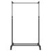 15kg/33lbs Garment Racks 3.12ft-4.80ft Height Adjustable Clothes Stand Foldable Clothes Hanger W/ Wheels Storage Shelf For Dormitory Home_maomaolike.com