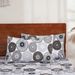 Disc Circle Art Cover Polyester Skin Friendly Bed Mattress Protector Fitted Sheet_maomaolike.com