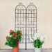 4 Pack Metal Garden Trellis 86.7" X 19.7" Rustproof Trellis For Climbing Plants Outdoor Flower Support_maomaolike.com