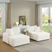 sofa With 2 Toss Pillows And A Ottoman ,Comfy Sofa- Deep Seat Couch For Living Room_maomaolike.com
