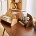 Solid Wood Bookshelf Creative Rack Desktop Student Home Book Stand Children Ins Simple Durable Storage_maomaolike.com