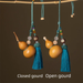 Natural Genuine Pendant For Doorway, Living Room, Door-to-Door, Bathroom, Indoor Open And Closed Mouth Gourd Ornament_maomaolike.com