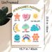 Spanish Positive Affirmations Painting Poster, Pastel Cute Cartoon Style Poster, Uplifting Spanish Positive Phrases With Cheerful Illustrated Icons_maomaolike.com
