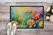 Chrysanthemums In Watercolor Doormat Front Door Mat Indoor Outdoor Rugs For Entryway, Non Slip Washable Low Pile, 24H X 36W_maomaolike.com