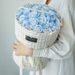 Unisex Bouquet Crushed Ice Blue Rose Soap Flower Bouquet Valentine's Day Christmas Gift Graduation Season_maomaolike.com