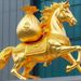 Hot-Selling Wealth-Attracting Golden Horse Stickers For Wall Decoration, Entrance, Glass, Kitchen, Bedside, Bedroom,_maomaolike.com
