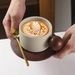 Vintage Style Ceramic Coffee And Saucer Set With Unique Design, High-end Exquisite Aesthetic, Personalized Latte Art Cup_maomaolike.com
